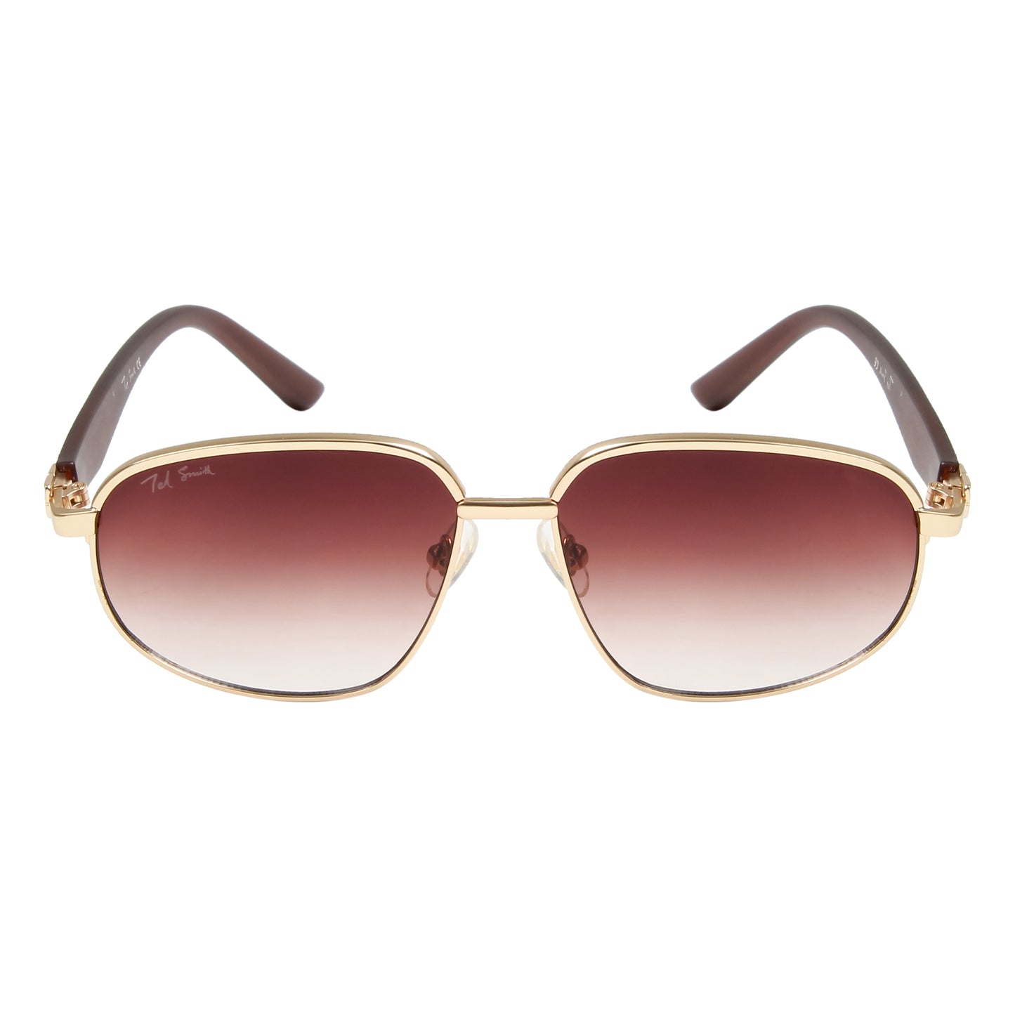 TREXY 2 UNISEX AVIATOR METAL SUNGLASSES BY TED SMITH (IN 4 COLORS)