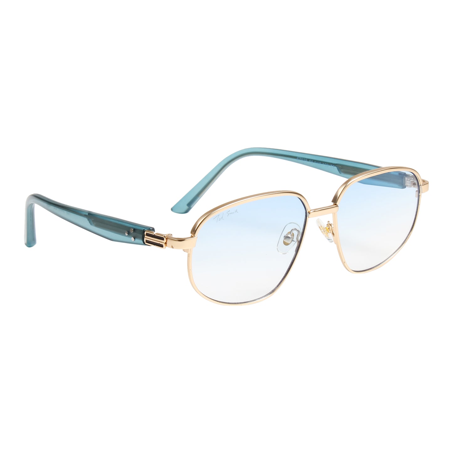 TREXY 2 UNISEX AVIATOR METAL SUNGLASSES BY TED SMITH (IN 4 COLORS)