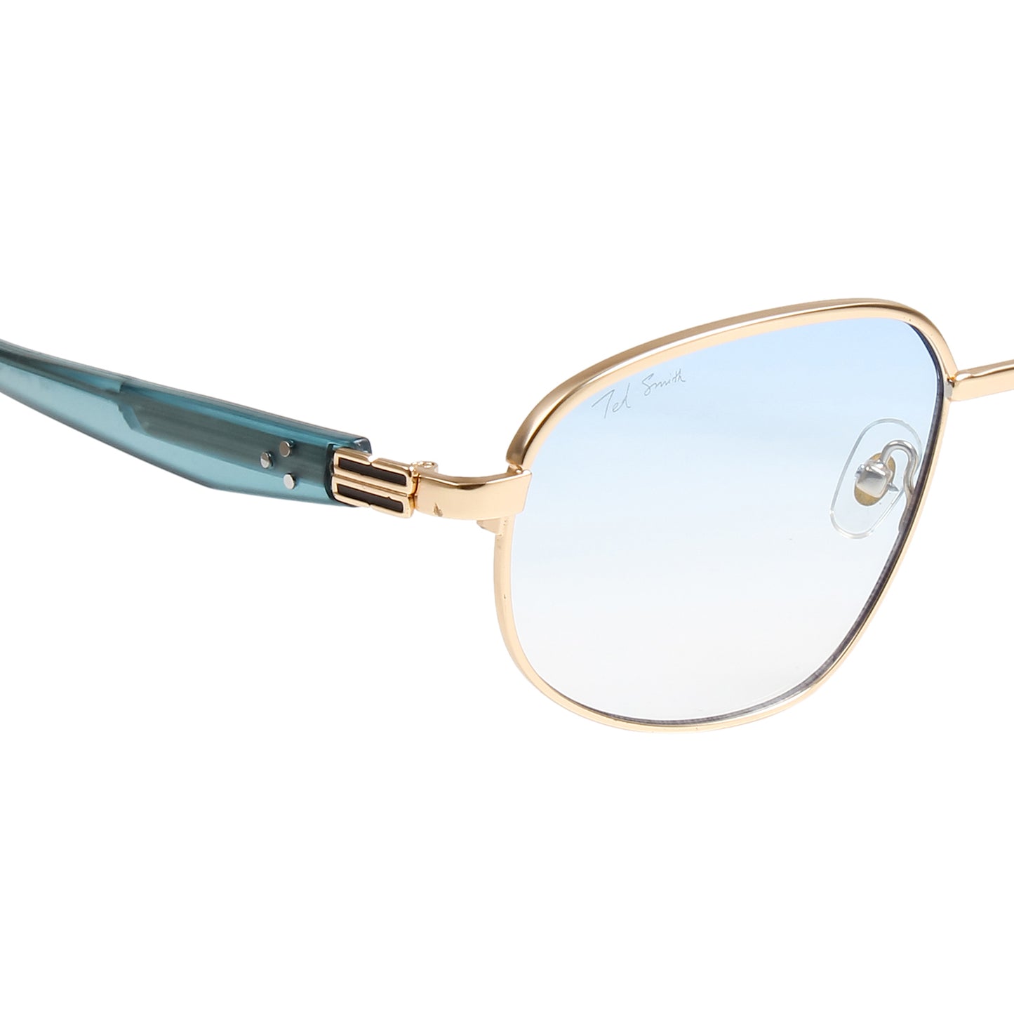 TREXY 2 UNISEX AVIATOR METAL SUNGLASSES BY TED SMITH (IN 4 COLORS)