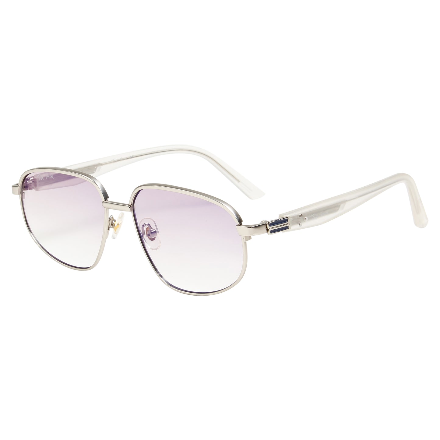 TREXY 2 UNISEX AVIATOR METAL SUNGLASSES BY TED SMITH (IN 4 COLORS)