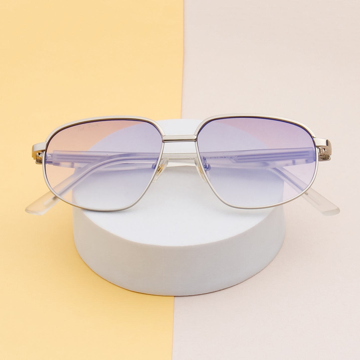 TREXY 2 UNISEX AVIATOR METAL SUNGLASSES BY TED SMITH (IN 4 COLORS)
