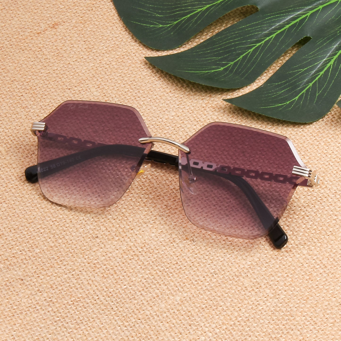 STELLA UNISEX SQUARE METAL SUNGLASSES BY TED SMITH (IN 3 COLORS)