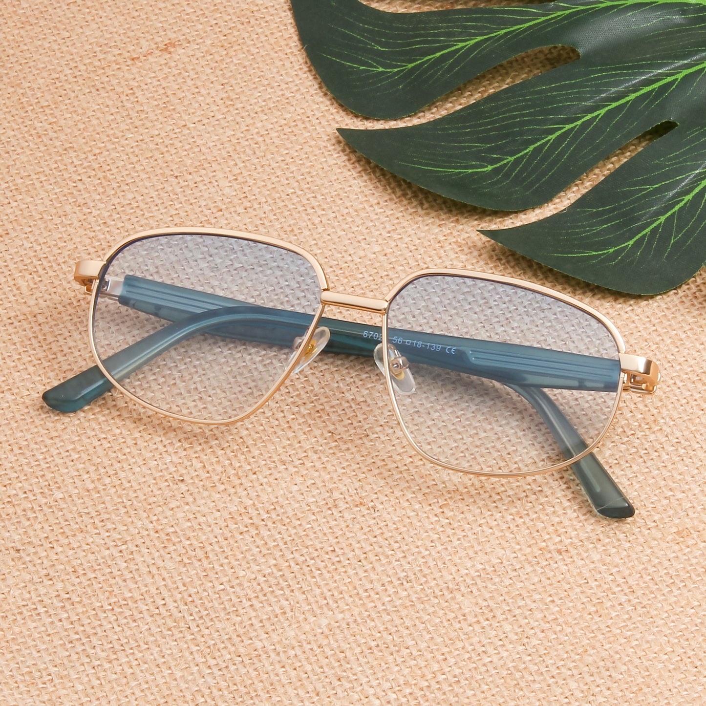 TREXY 2 UNISEX AVIATOR METAL SUNGLASSES BY TED SMITH (IN 4 COLORS)