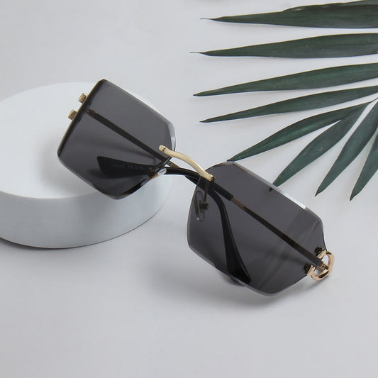 CAELAN UNISEX RECTANGLE METAL SUNGLASSES BY TED SMITH (IN 4 COLORS)