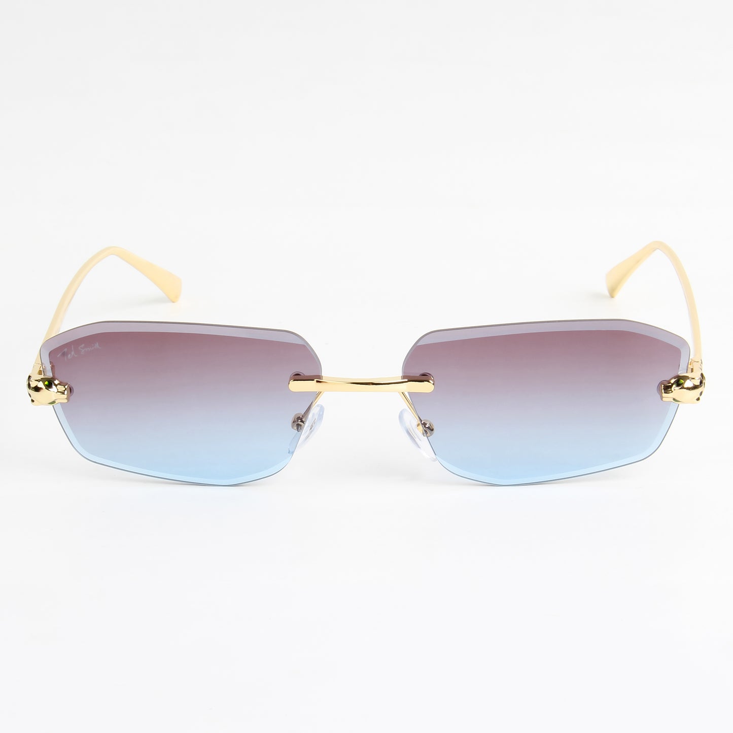 VALENCIA | DIAMOND CUT RIMLESS SUNGLASSES IN METAL (IN 4 COLOURS)