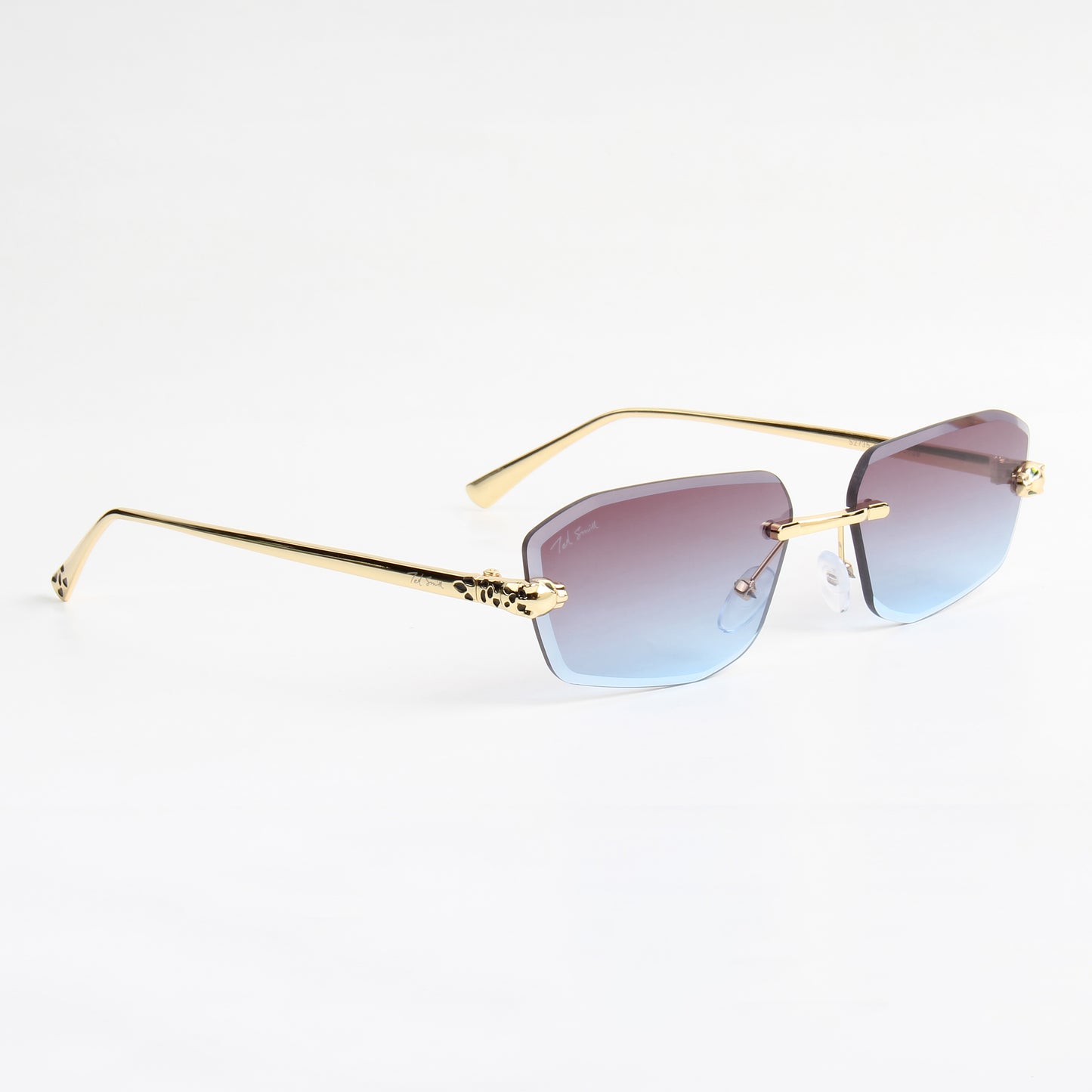 VALENCIA | DIAMOND CUT RIMLESS SUNGLASSES IN METAL (IN 4 COLOURS)