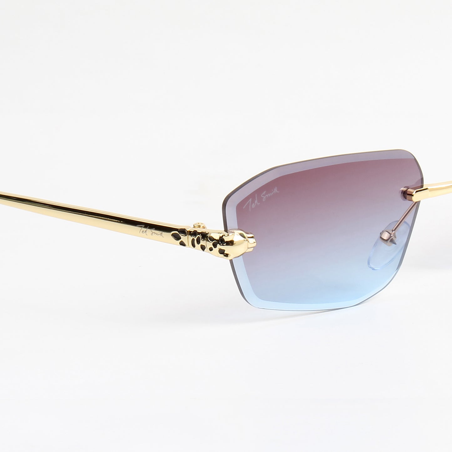 VALENCIA | DIAMOND CUT RIMLESS SUNGLASSES IN METAL (IN 4 COLOURS)
