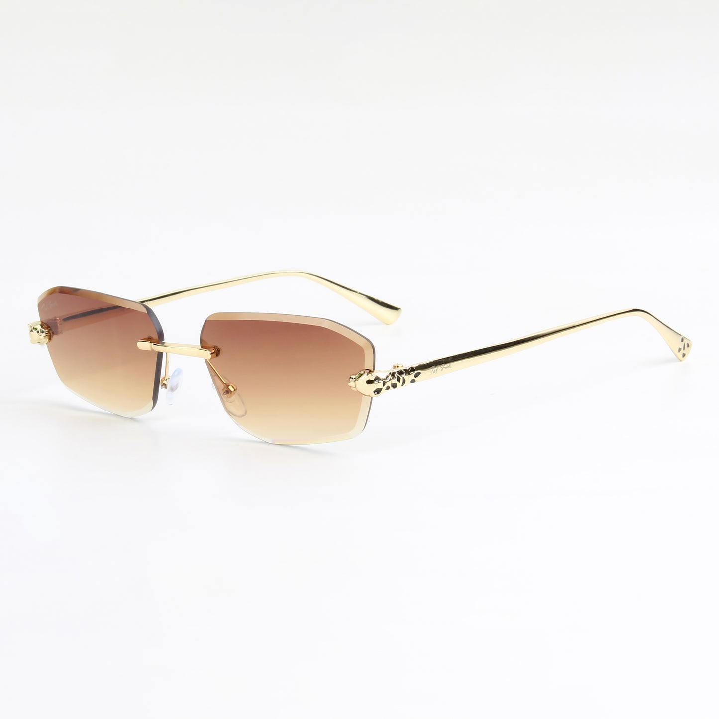 VALENCIA | DIAMOND CUT RIMLESS SUNGLASSES IN METAL (IN 4 COLOURS)