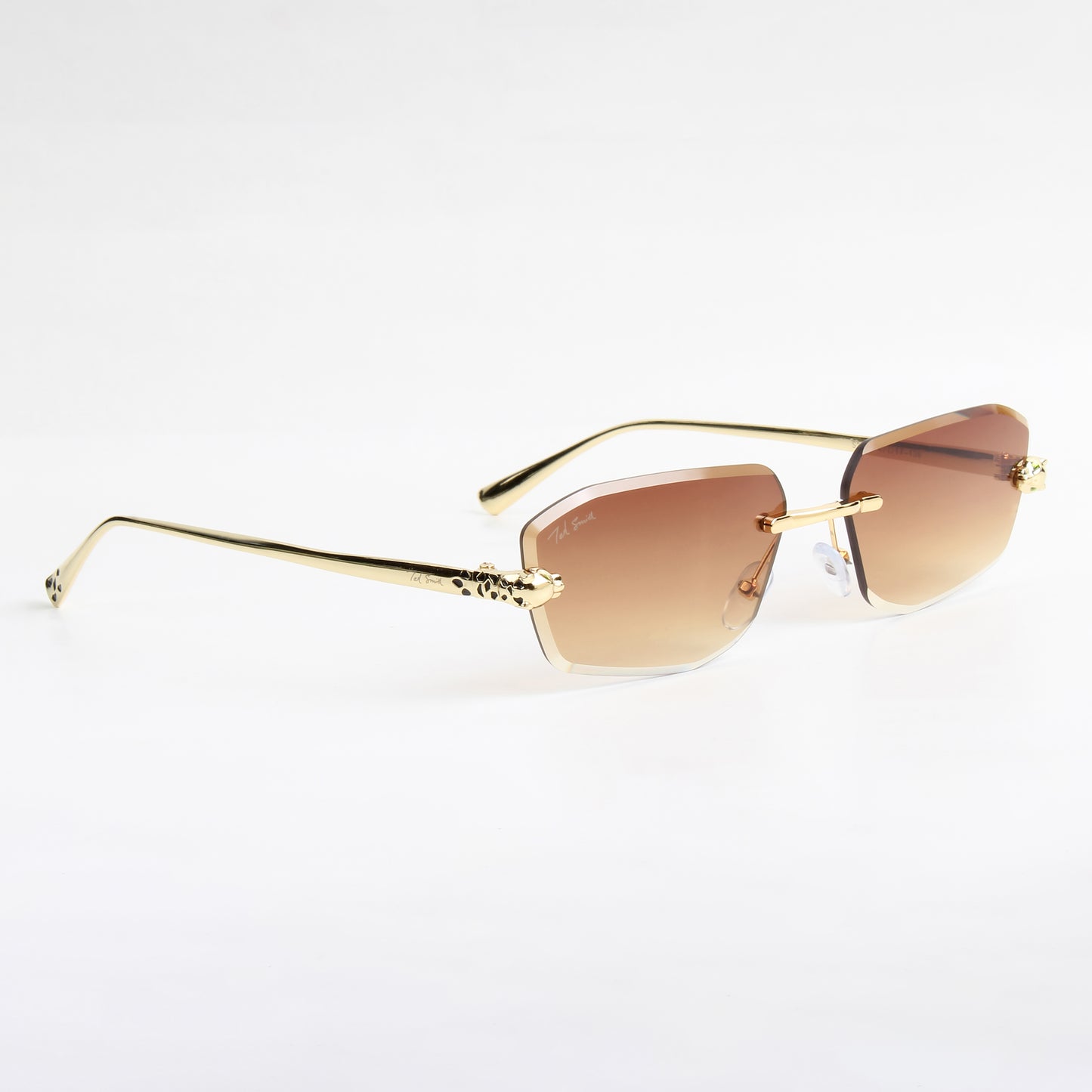 VALENCIA | DIAMOND CUT RIMLESS SUNGLASSES IN METAL (IN 4 COLOURS)