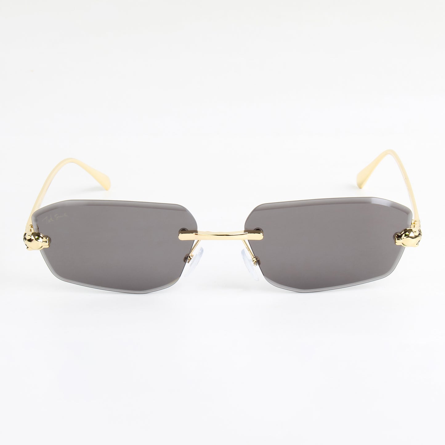 VALENCIA | DIAMOND CUT RIMLESS SUNGLASSES IN METAL (IN 4 COLOURS)