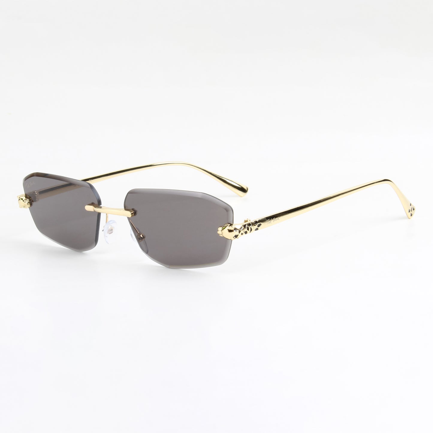 VALENCIA | DIAMOND CUT RIMLESS SUNGLASSES IN METAL (IN 4 COLOURS)