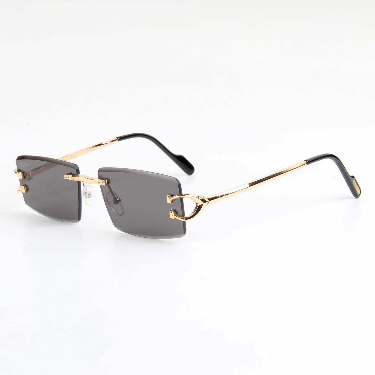 LUCENT | RIMLESS RECTANGLE SUNGLASSES IN METAL (IN 2 COLOURS)