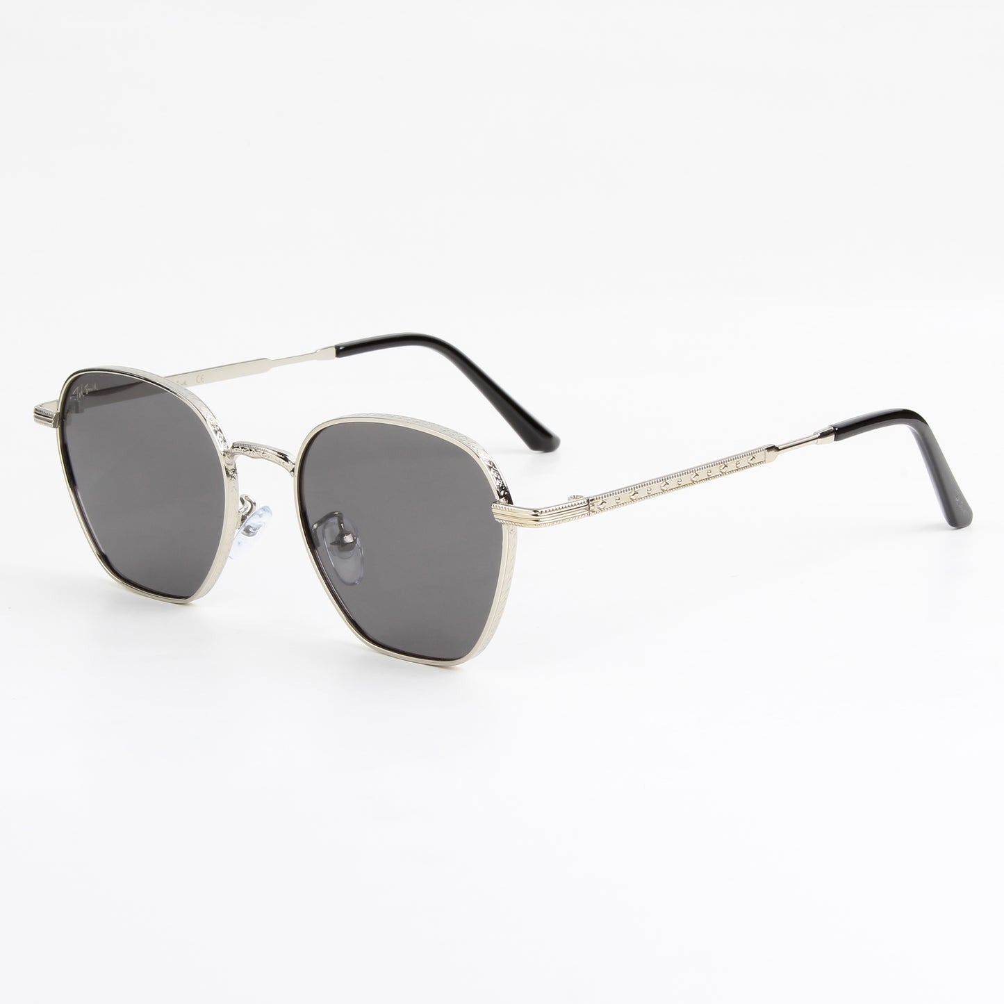 SANTOS | ROUNDED SQUARE SUNGLASSES IN METAL (IN 4 COLOURS)