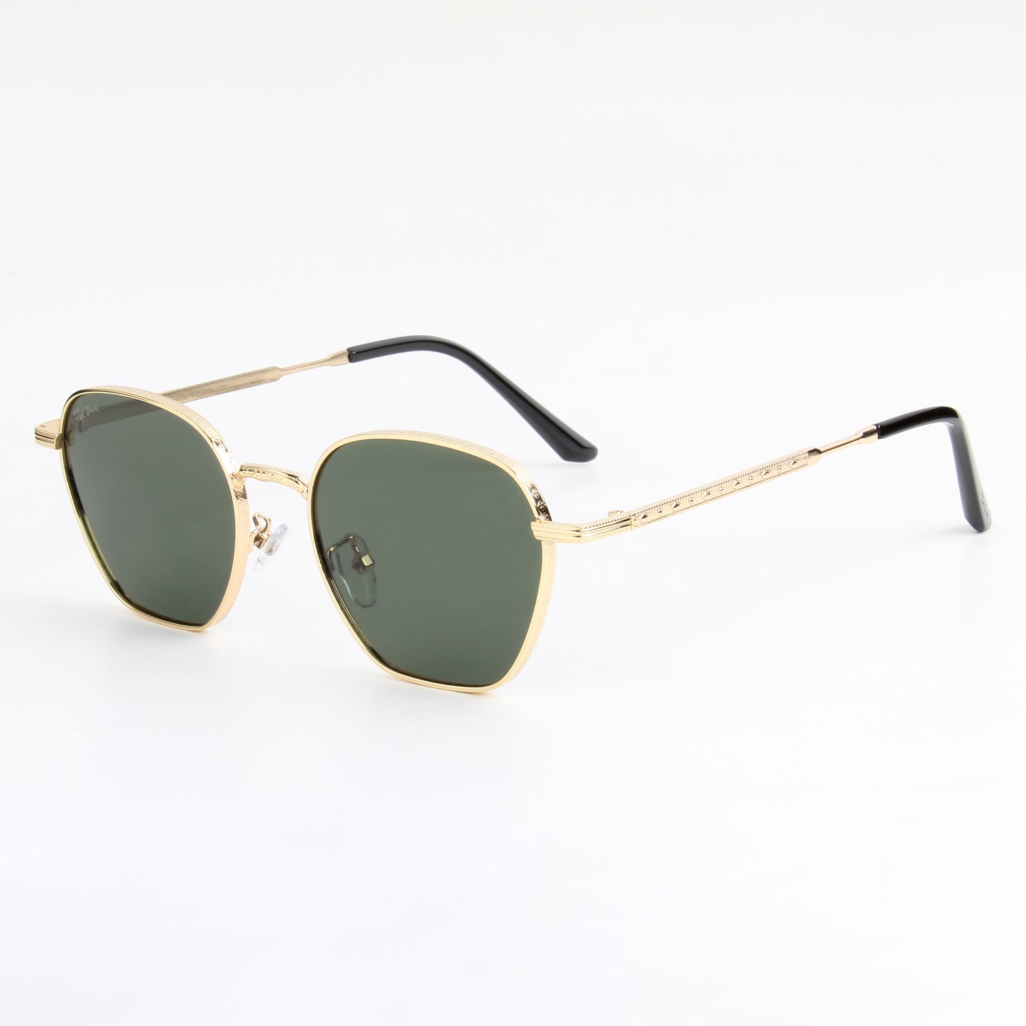 SANTOS | ROUNDED SQUARE SUNGLASSES IN METAL (IN 4 COLOURS)