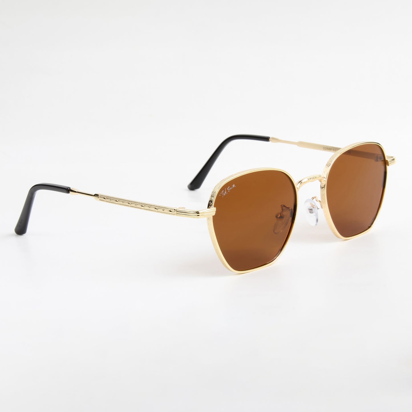 SANTOS | ROUNDED SQUARE SUNGLASSES IN METAL (IN 4 COLOURS)