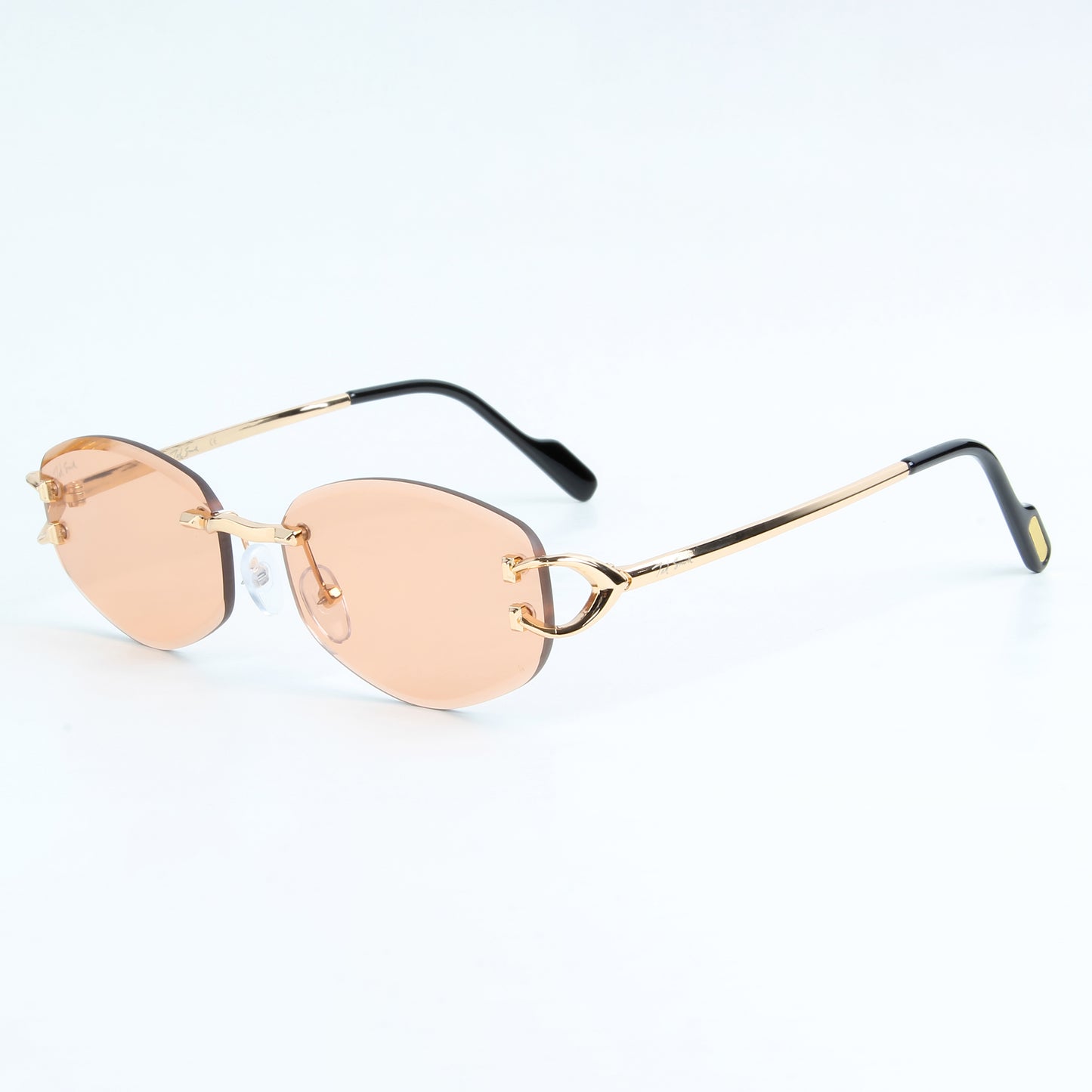 MONACO | RIMLESS OVAL SUNGLASSES IN METAL (IN 3 COLOURS)