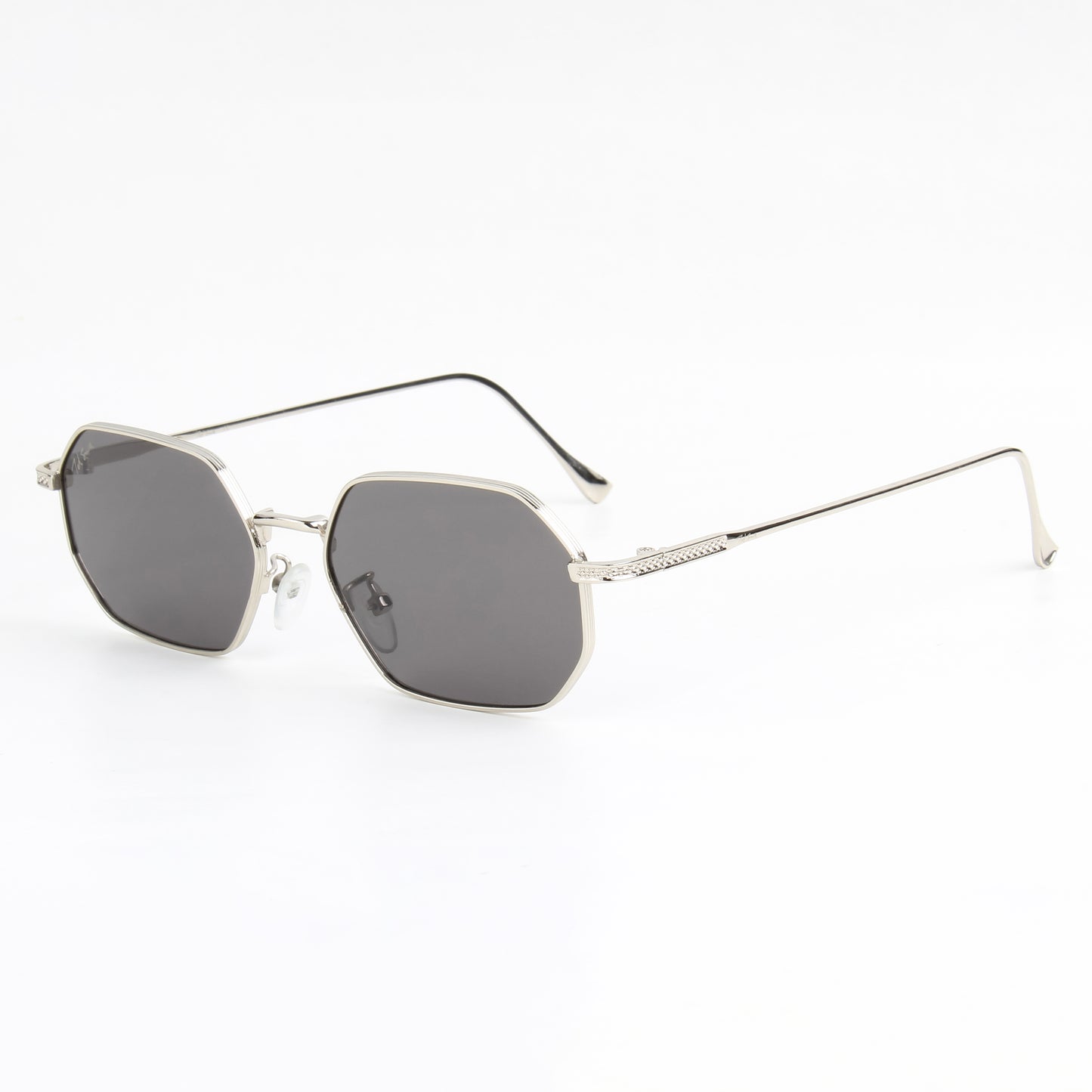 MIATA | FULLRIM HEXAGONAL SUNGLASSES IN METAL ( IN 5 COLOURS)