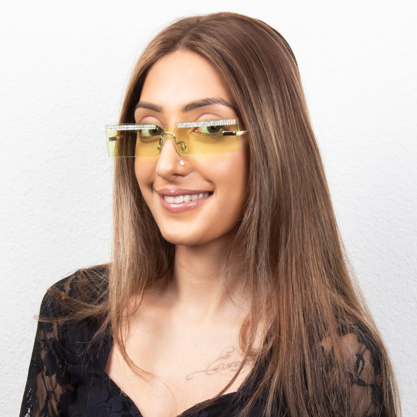 CRYSTAL SUNGLASSES (IN 3 COLORS)