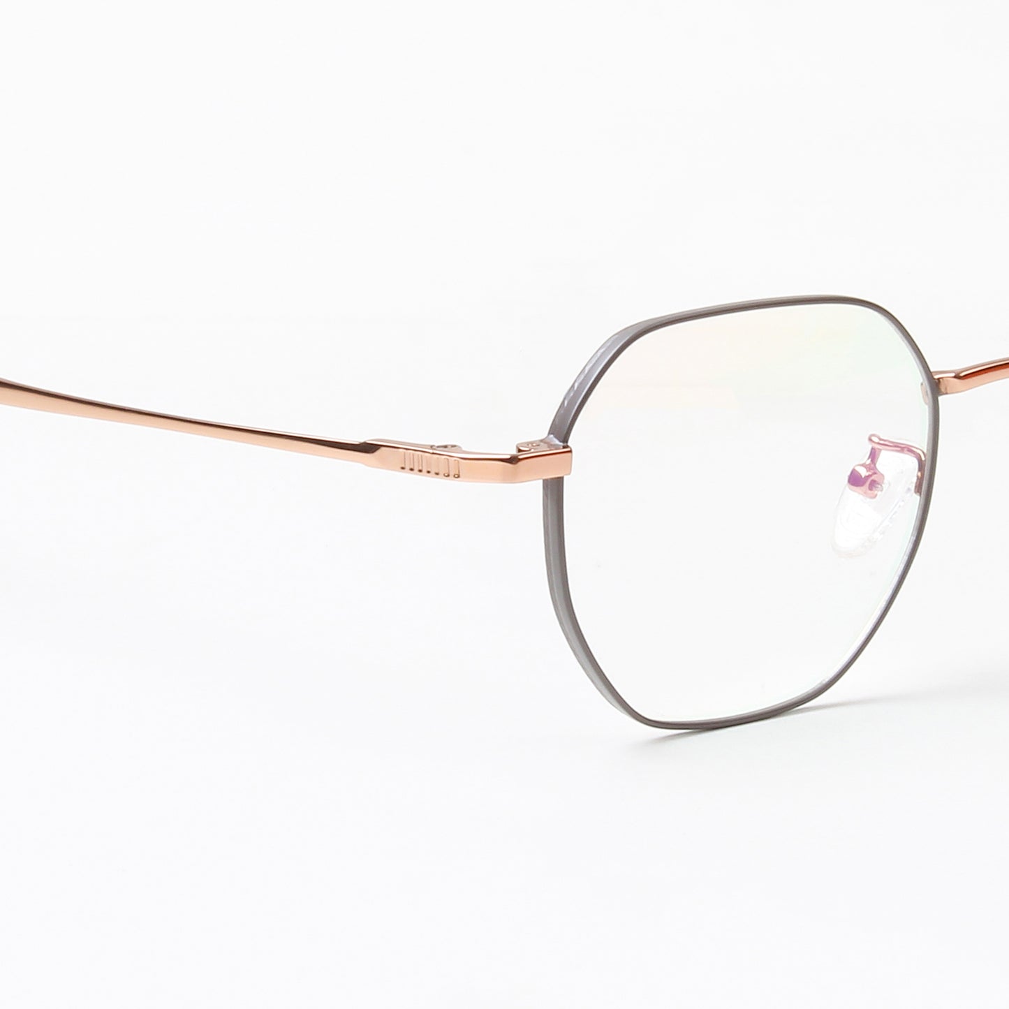 MERYL | UNISEX TITANIUM OCTAGON COMPUTER GLASSES (IN 3 COLORS)