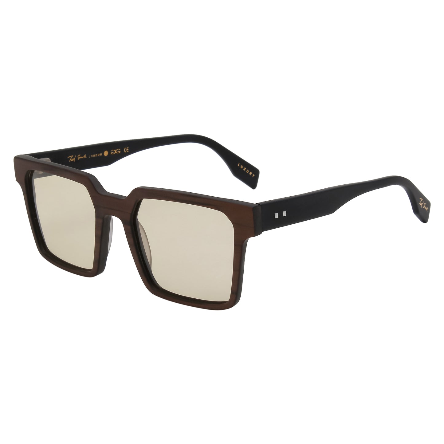 SUN-ETHAN UNISEX SQUARE ACETATE SUNGLASSES WITH POLARIZED LENS (IN 6 COLORS)