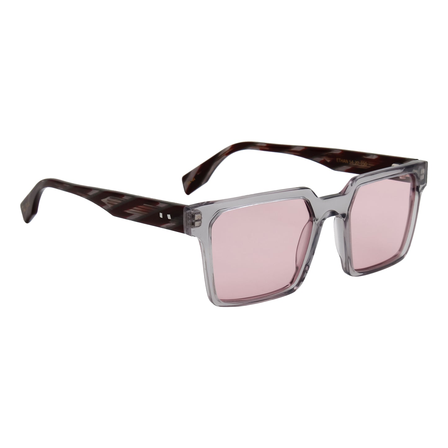 SUN-ETHAN UNISEX SQUARE ACETATE SUNGLASSES WITH POLARIZED LENS (IN 6 COLORS)