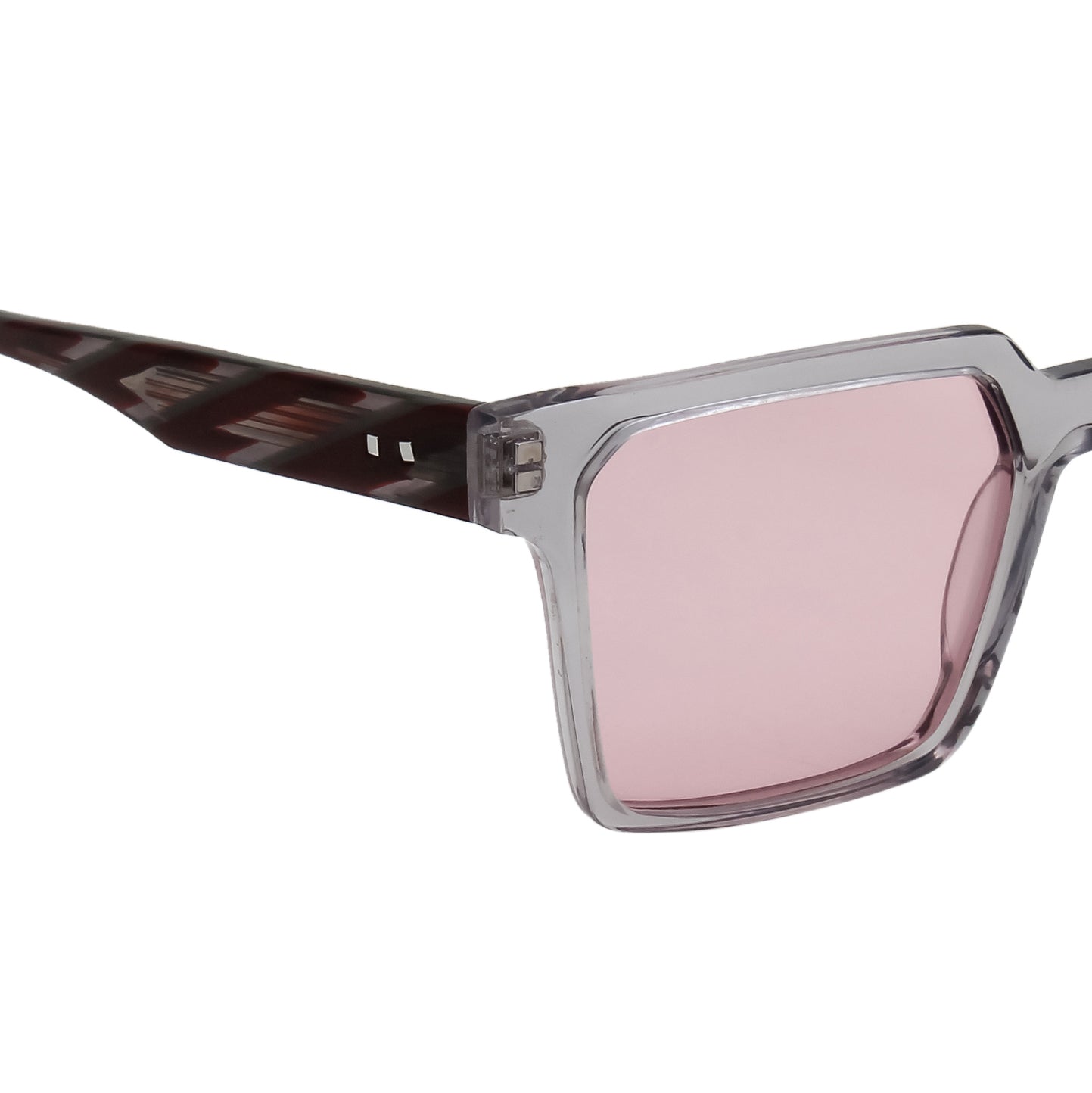 SUN-ETHAN UNISEX SQUARE ACETATE SUNGLASSES WITH POLARIZED LENS (IN 6 COLORS)