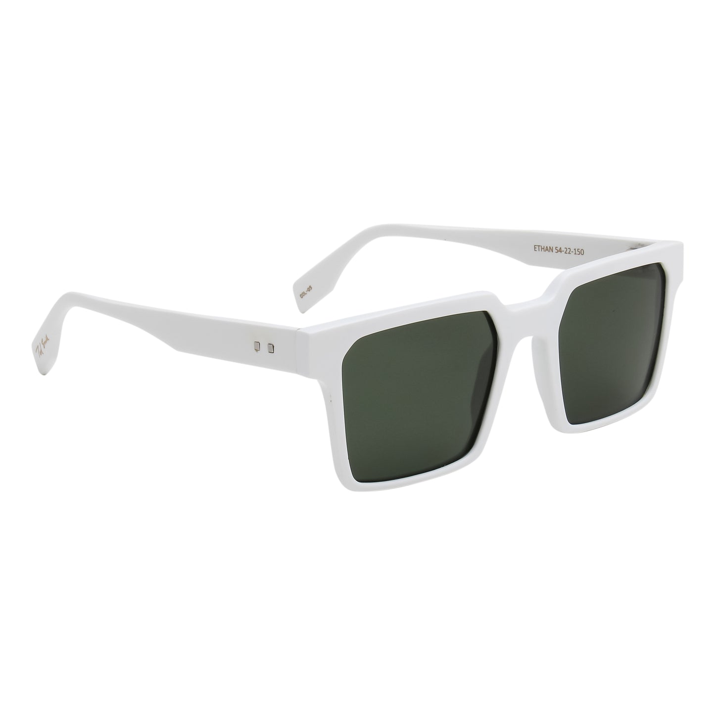 SUN-ETHAN UNISEX SQUARE ACETATE SUNGLASSES WITH POLARIZED LENS (IN 6 COLORS)