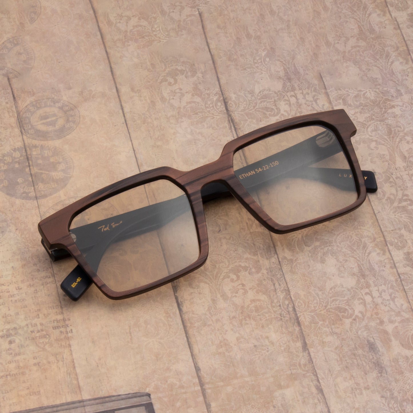 SUN-ETHAN UNISEX SQUARE ACETATE SUNGLASSES WITH POLARIZED LENS (IN 6 COLORS)