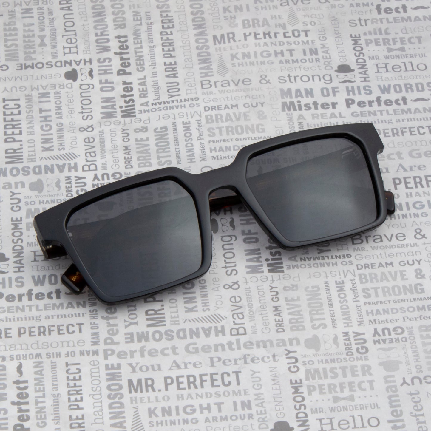 SUN-ETHAN UNISEX SQUARE ACETATE SUNGLASSES WITH POLARIZED LENS (IN 6 COLORS)