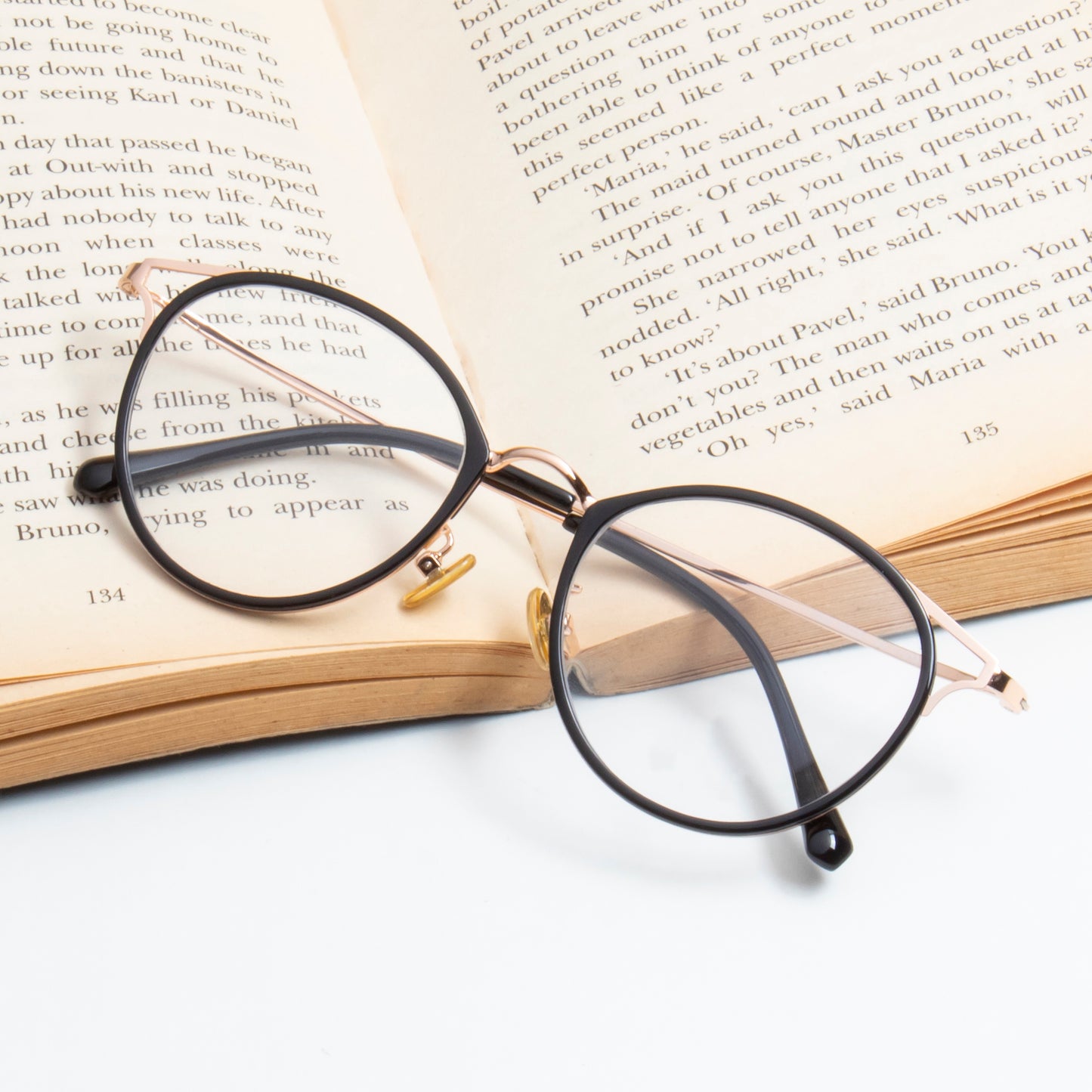 9258 UNISEX ROUND COMPUTER GLASSES