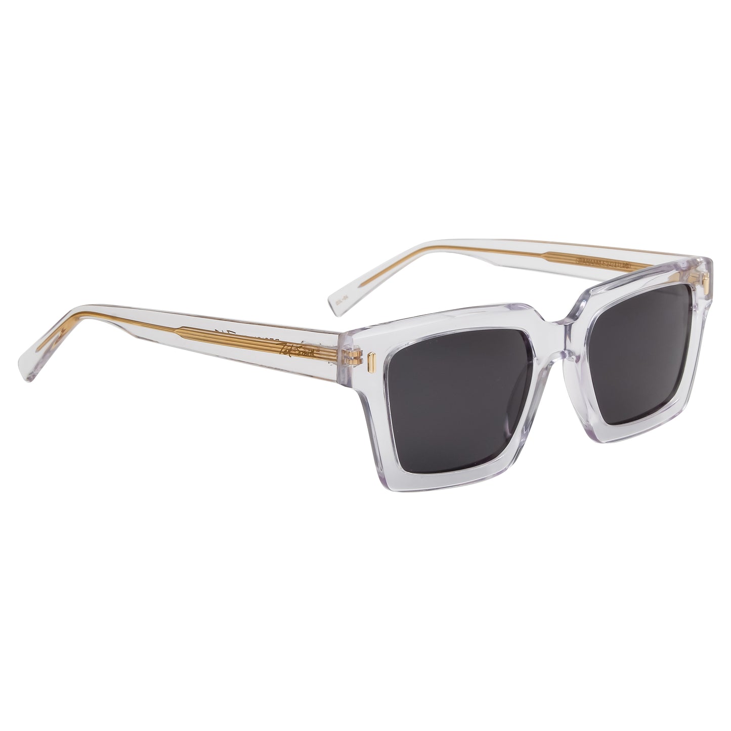 SUN-GRAHAM2 UNISEX SQUARE ACETATE SUNGLASSES WITH POLARIZED LENS (IN 6 COLORS)