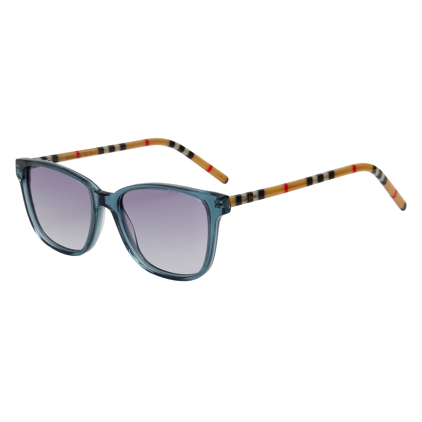 SUN-JULIA2 UNISEX SQUARE ACETATE SUNGLASSES WITH POLARIZED LENS (IN 5 COLORS)