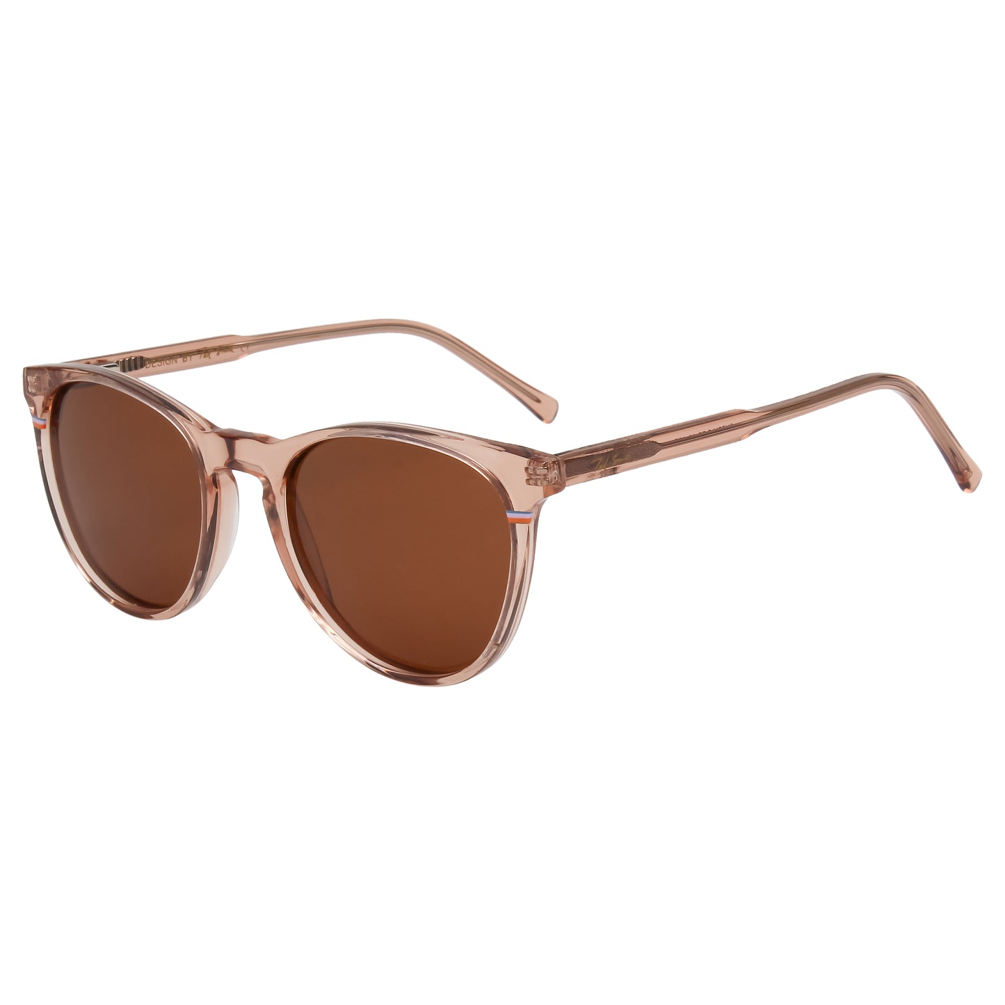 SUN-SHERYL2 UNISEX ROUND ACETATE SUNGLASSES WITH POLARIZED LENS (IN 6 COLORS)