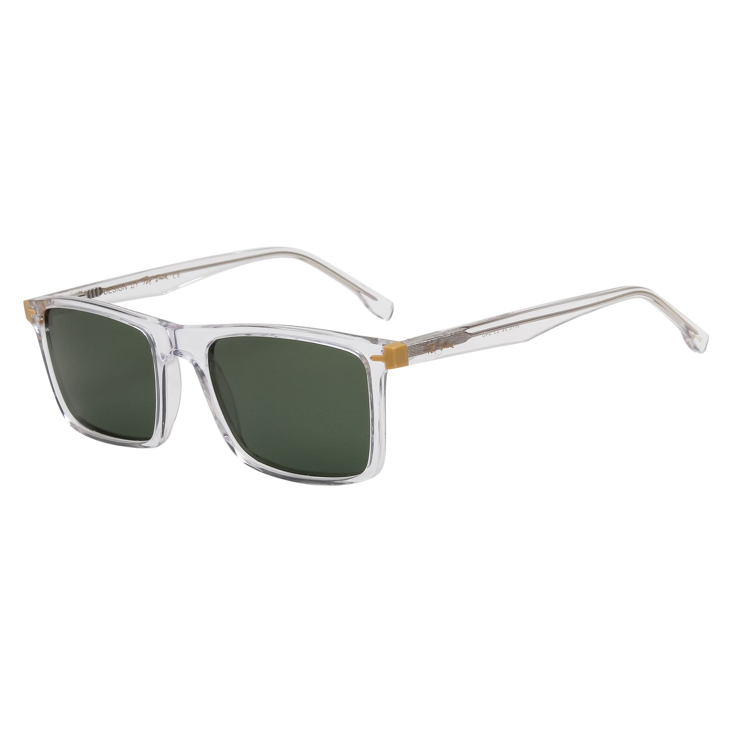 SUN-KITE UNISEX SQUARE ACETATE SUNGLASSES WITH POLARIZED LENS (IN 6 COLORS)