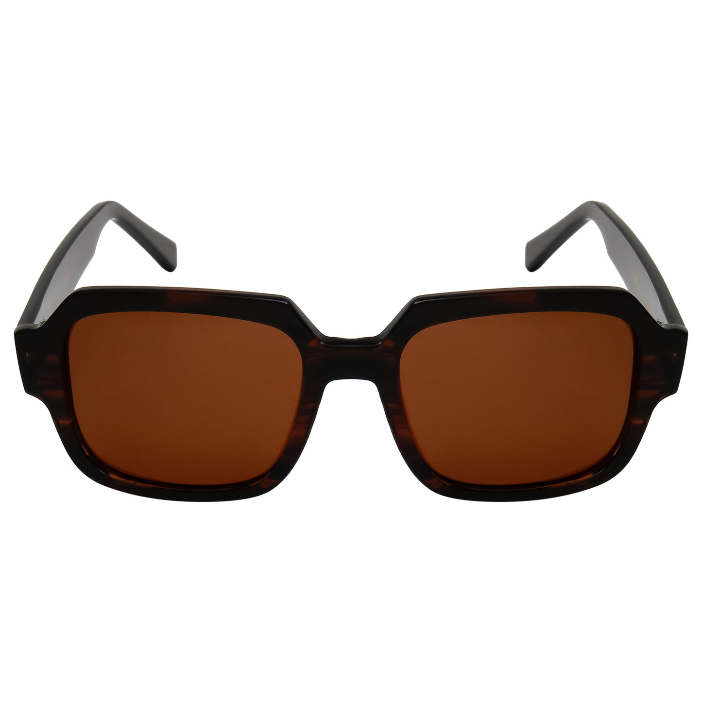 SUN-ELITE UNISEX SQUARE ACETATE SUNGLASSES WITH POLARIZED LENS (IN 6 COLORS)
