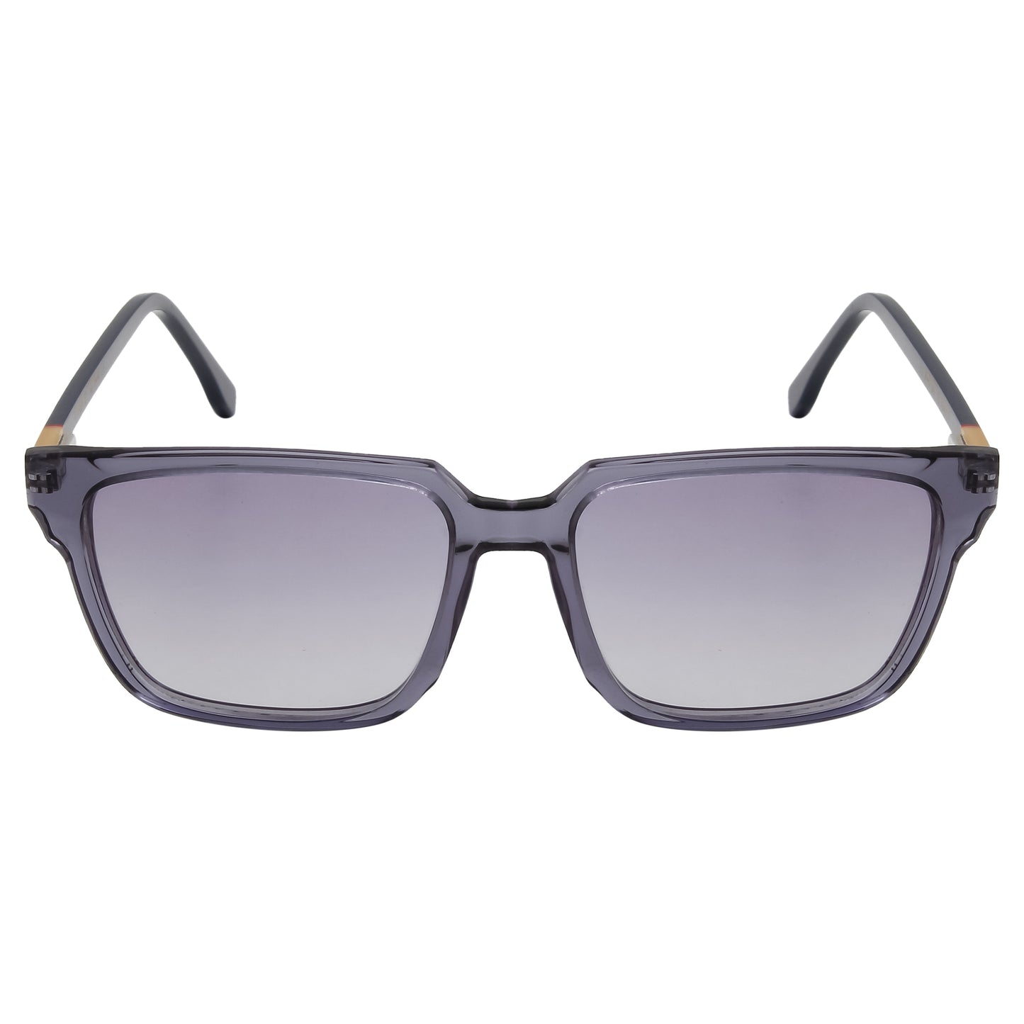 SUN-ROMAN UNISEX SQUARE ACETATE SUNGLASSES WITH POLARIZED LENS (IN 6 COLORS)