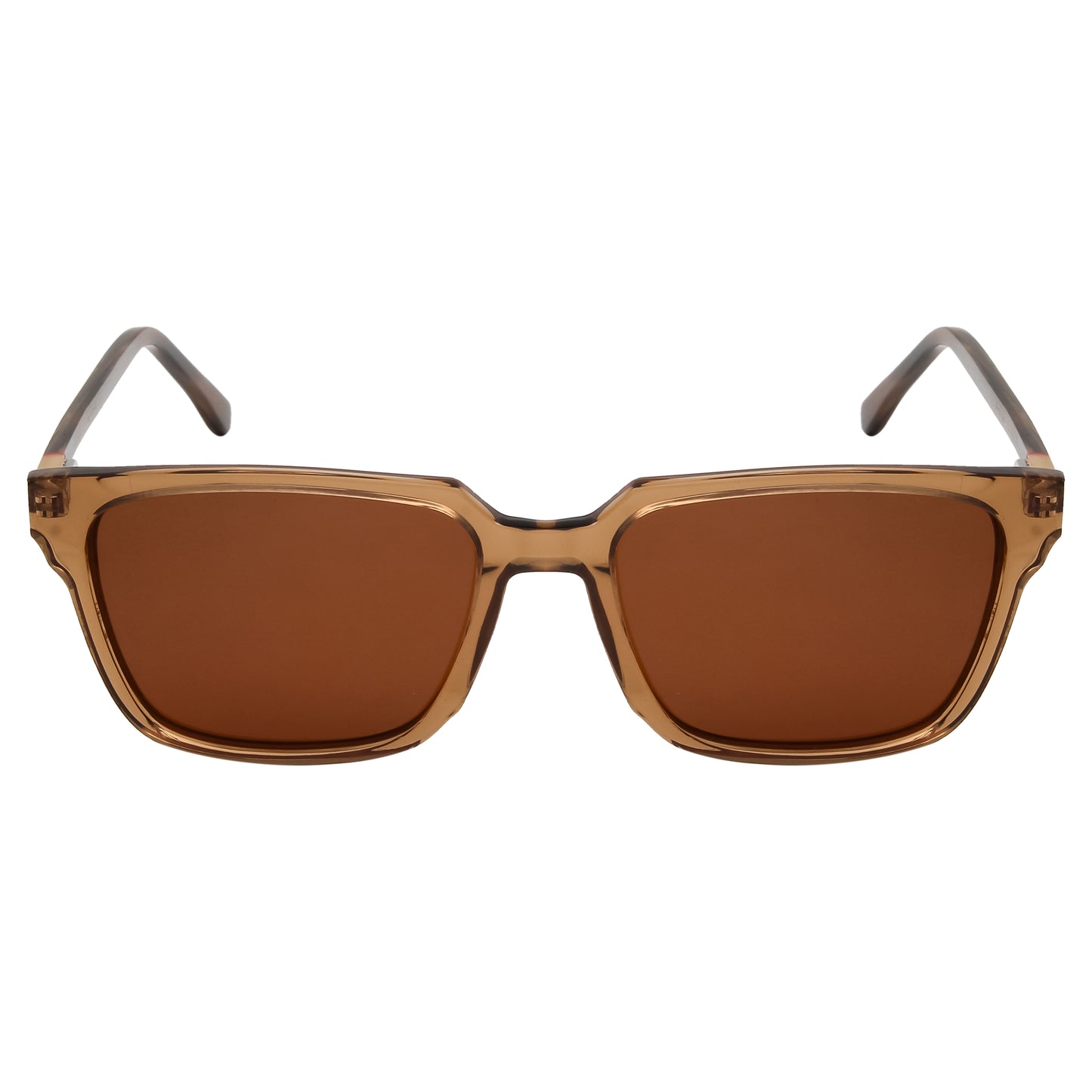 SUN-ROMAN UNISEX SQUARE ACETATE SUNGLASSES WITH POLARIZED LENS (IN 6 COLORS)