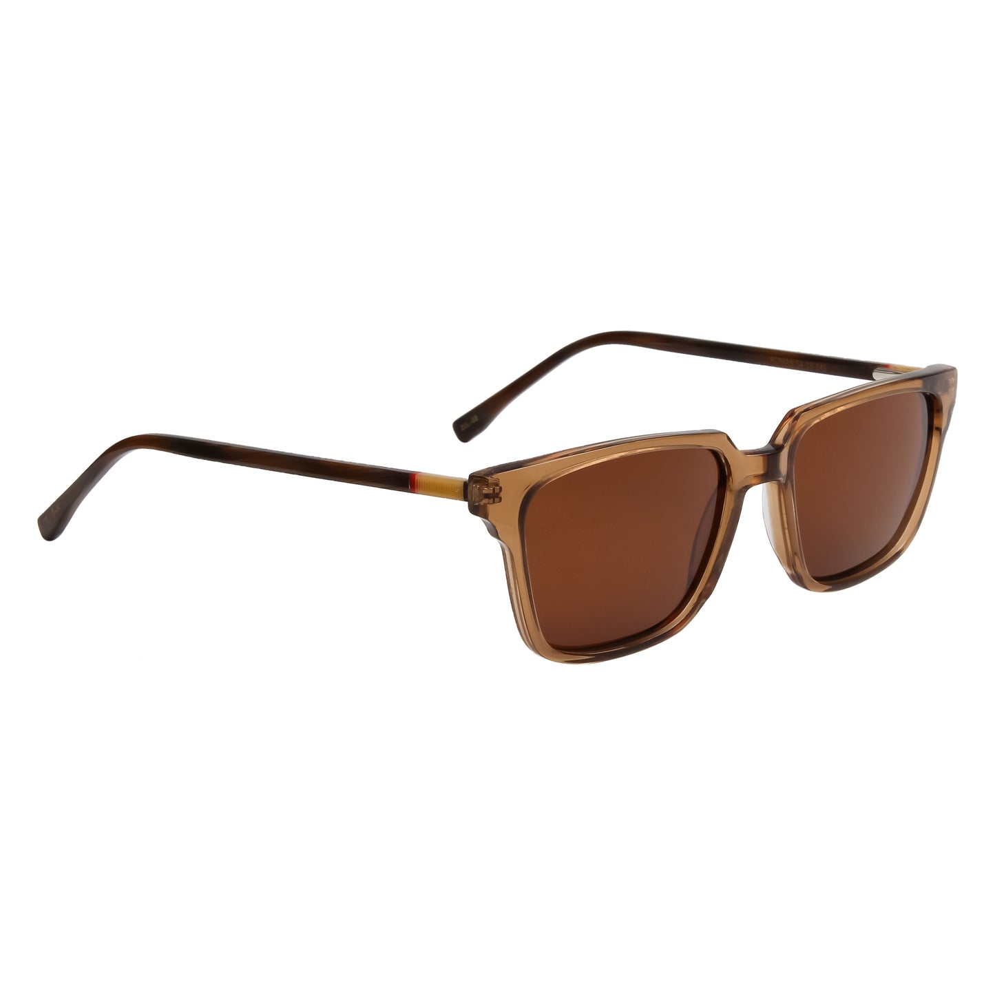 SUN-ROMAN UNISEX SQUARE ACETATE SUNGLASSES WITH POLARIZED LENS (IN 6 COLORS)