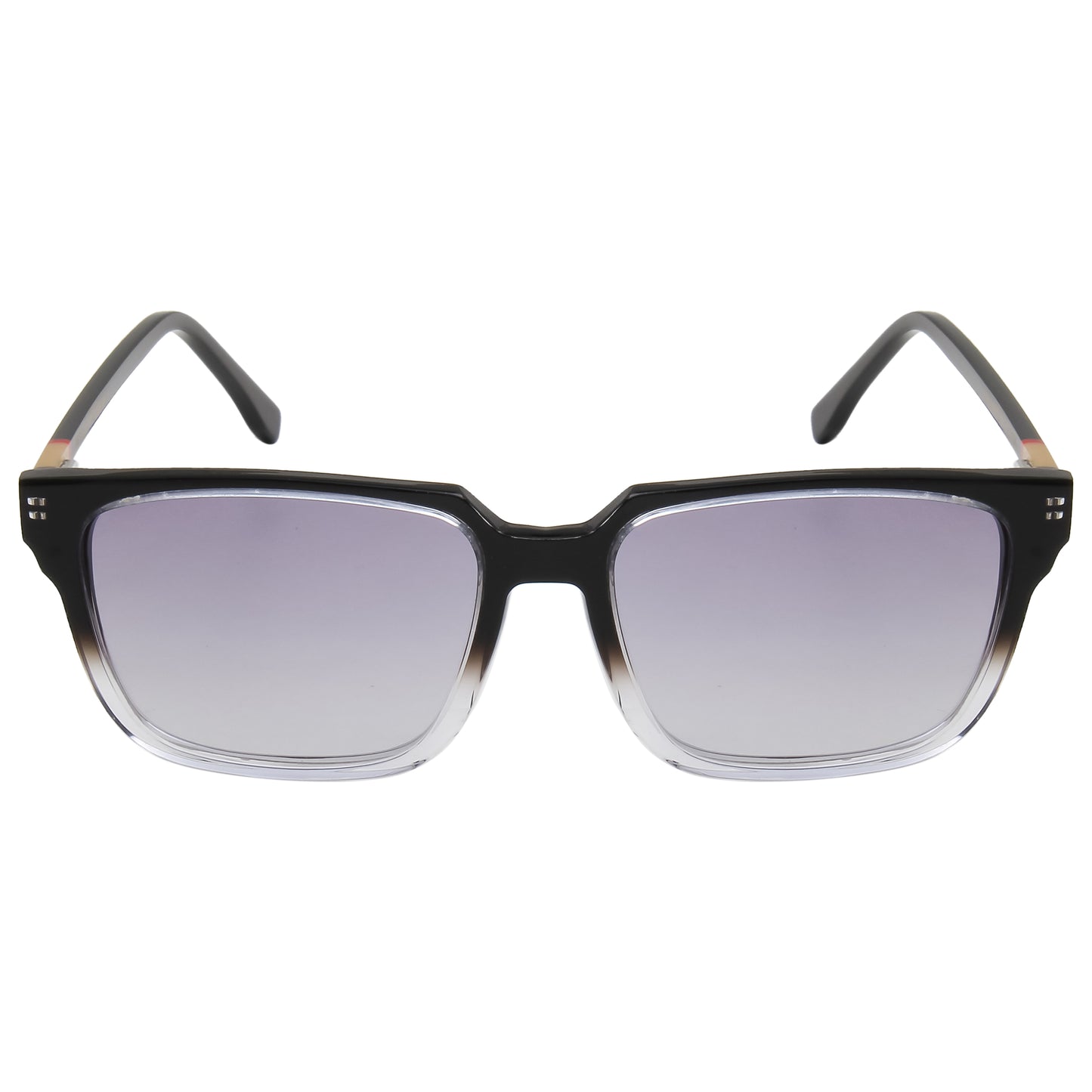 SUN-ROMAN UNISEX SQUARE ACETATE SUNGLASSES WITH POLARIZED LENS (IN 6 COLORS)