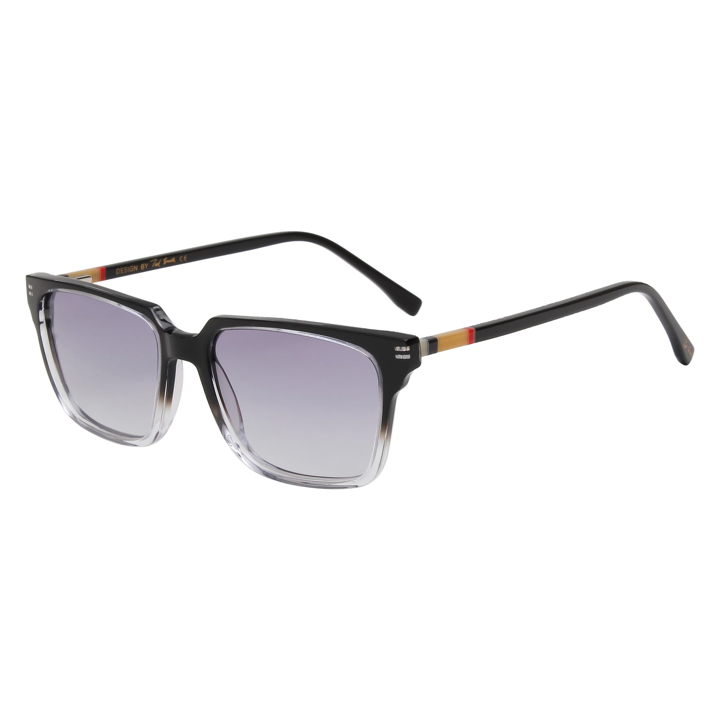 SUN-ROMAN UNISEX SQUARE ACETATE SUNGLASSES WITH POLARIZED LENS (IN 6 COLORS)