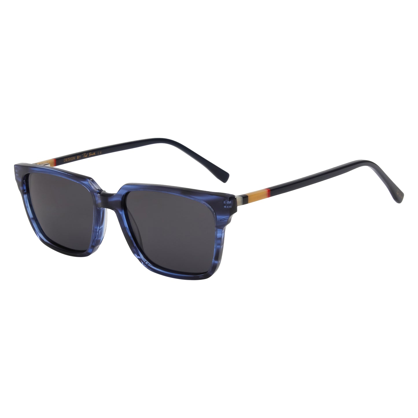 SUN-ROMAN UNISEX SQUARE ACETATE SUNGLASSES WITH POLARIZED LENS (IN 6 COLORS)