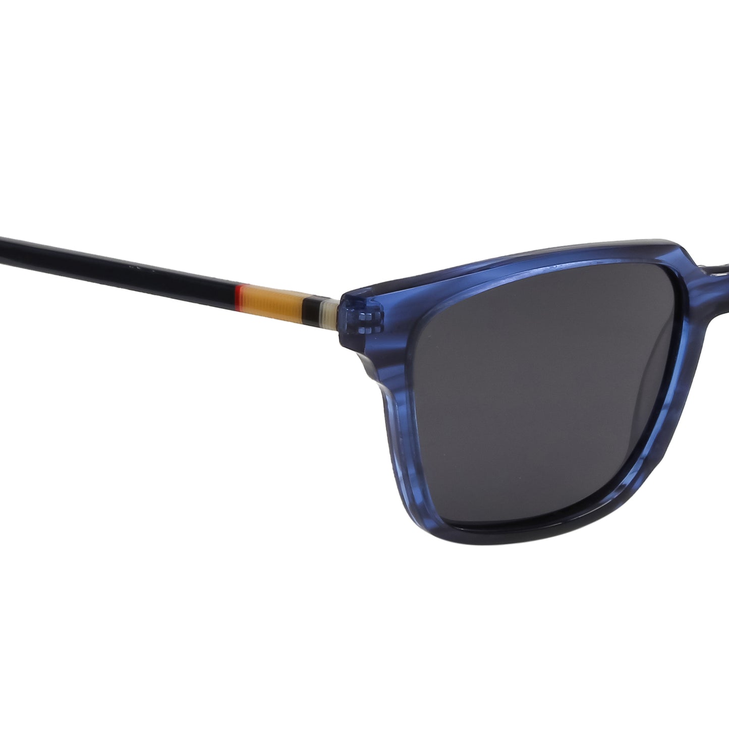 SUN-ROMAN UNISEX SQUARE ACETATE SUNGLASSES WITH POLARIZED LENS (IN 6 COLORS)