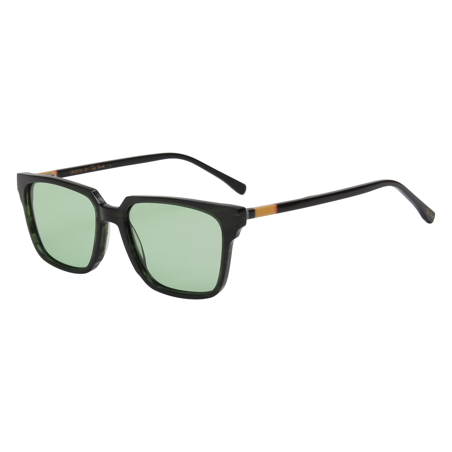 SUN-ROMAN UNISEX SQUARE ACETATE SUNGLASSES WITH POLARIZED LENS (IN 6 COLORS)
