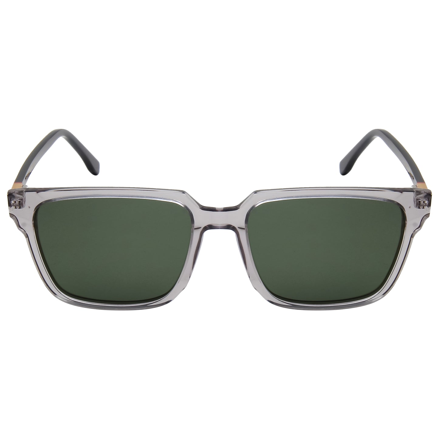 SUN-ROMAN UNISEX SQUARE ACETATE SUNGLASSES WITH POLARIZED LENS (IN 6 COLORS)