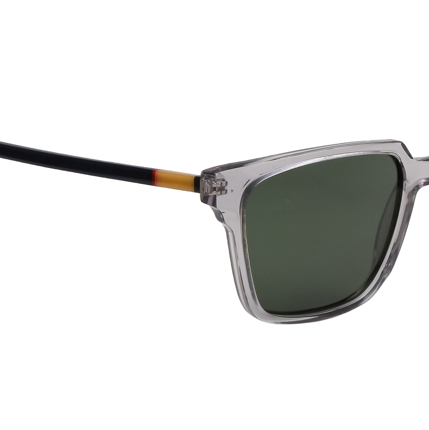 SUN-ROMAN UNISEX SQUARE ACETATE SUNGLASSES WITH POLARIZED LENS (IN 6 COLORS)