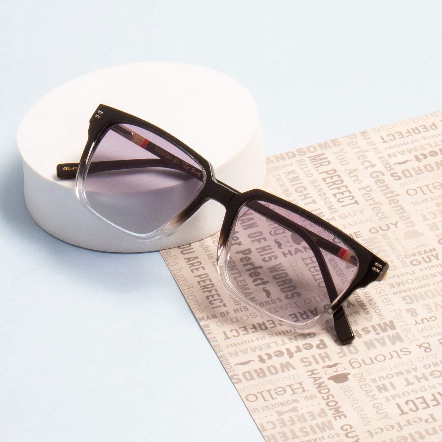 SUN-ROMAN UNISEX SQUARE ACETATE SUNGLASSES WITH POLARIZED LENS (IN 6 COLORS)