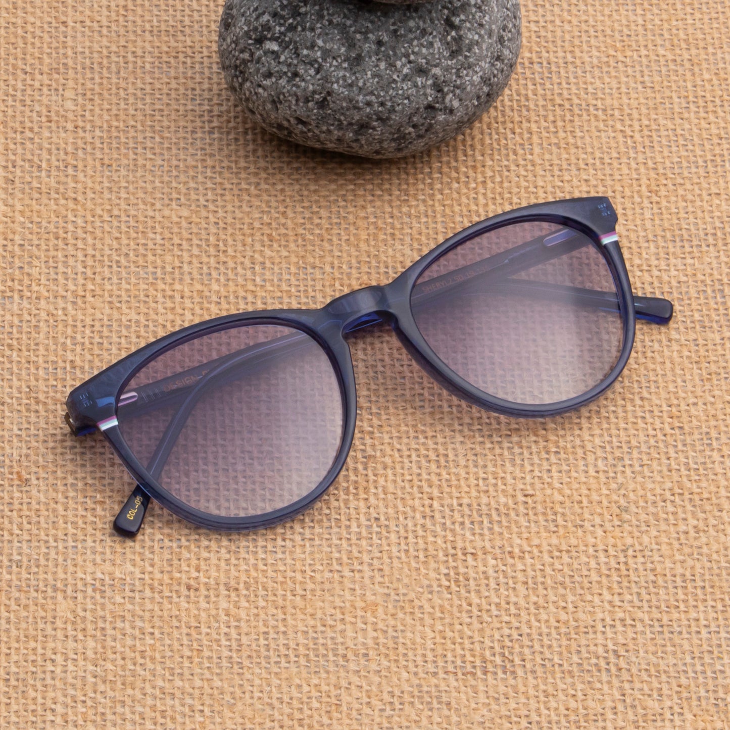 SUN-SHERYL2 UNISEX ROUND ACETATE SUNGLASSES WITH POLARIZED LENS (IN 6 COLORS)