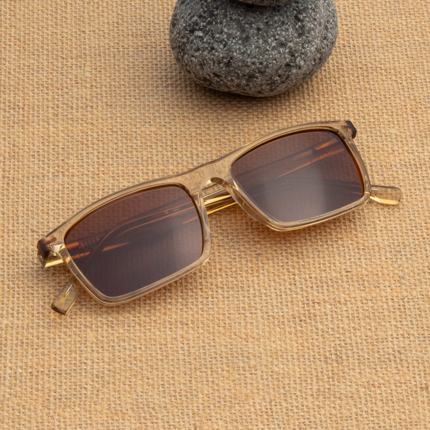 SUN-KITE UNISEX SQUARE ACETATE SUNGLASSES WITH POLARIZED LENS (IN 6 COLORS)
