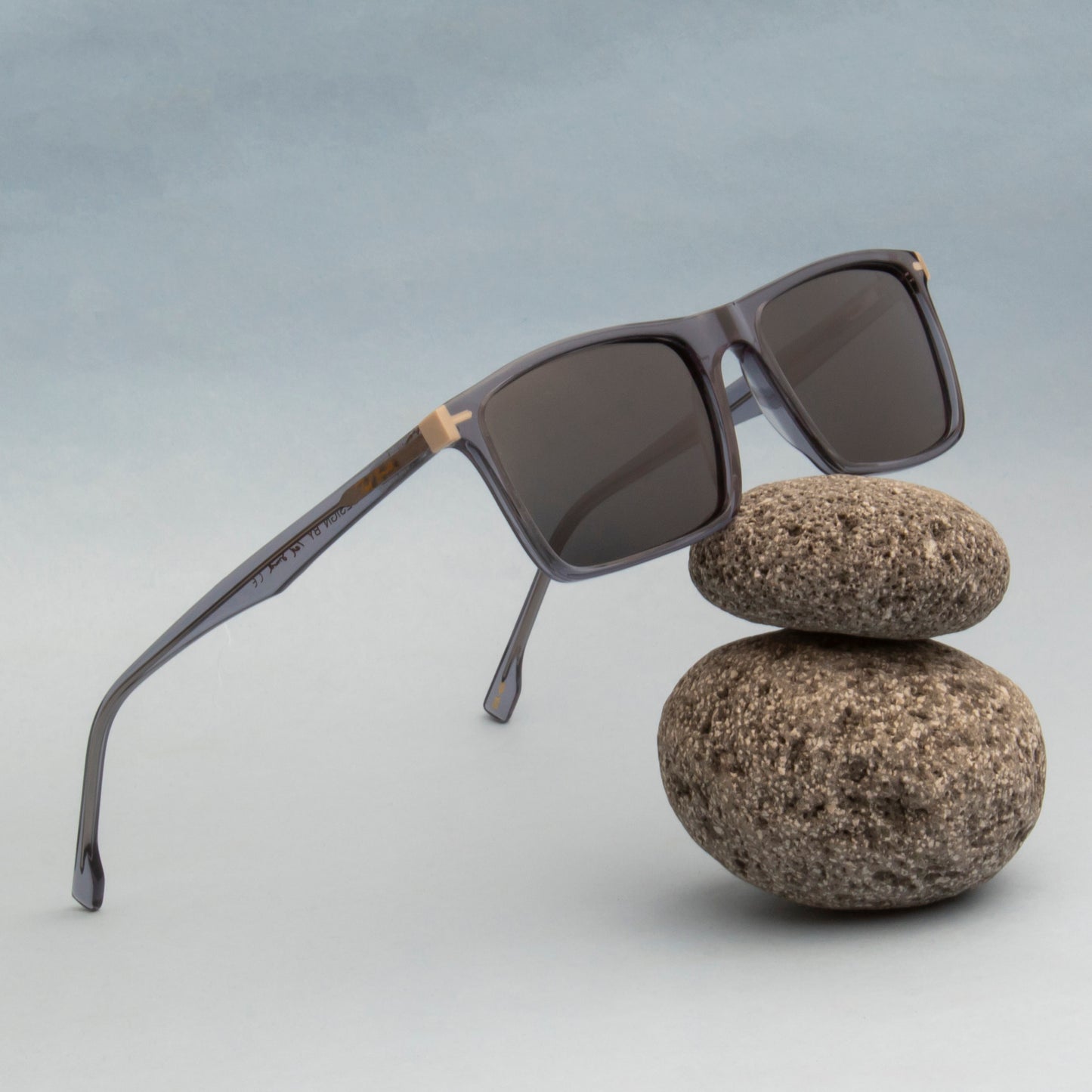 SUN-KITE UNISEX SQUARE ACETATE SUNGLASSES WITH POLARIZED LENS (IN 6 COLORS)