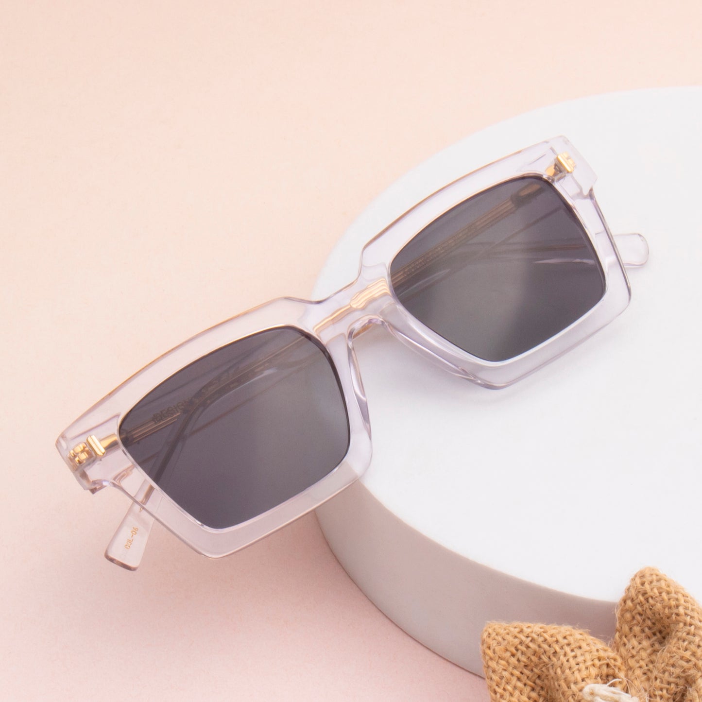 SUN-GRAHAM2 UNISEX SQUARE ACETATE SUNGLASSES WITH POLARIZED LENS (IN 6 COLORS)